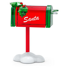 Swarovski Crystal Holiday Cheers Santa’s Mailbox Decoration, Red, 5630338 picture