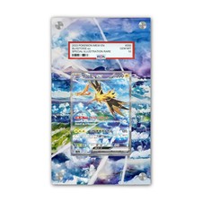 Zapdos EX 202/165 - PSA Pokémon Extended Artwork Display Case picture
