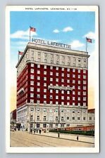 Lexington KY-Kentucky, Hotel Lafayette, Advertising, Antique Vintage Postcard picture