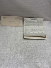 Rare & Vintage 1951 FBI Application With Original Letter: Unwritten On picture