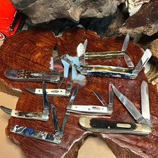 Case XX/Old Timer/Schrade Mixed Lot Pocketknives Bone Handle Slipjoint SS picture