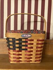 Longaberger Americana 25th Anniversary Flag Basket Combo picture