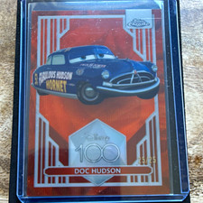 Topps 2023 Chrome Disney 100 Doc Hudson #85 Serial Numbered 25/25 ￼ picture