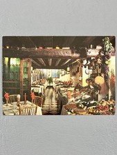 Vintage Venice Italy Trattoria Do Forni Restaurant Postcard San Marco Map Unpost picture