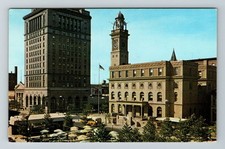 Canton OH-Ohio, North Plaza Vintage Souvenir Postcard picture