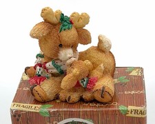 Enesco Santa’s Special DEERlivery “JUNIOR” Christmas Figurine 1994 NEW Open Box picture