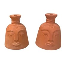NEW Hand Crafted Terra-cotta / Clay Sitting Planter picture