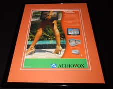 Audiovox 2006 Model in Heels Framed 11x14 ORIGINAL Advertisement picture