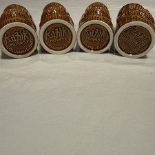 Vintage Kahiki Tiki Mug No 1 Columbus Ohio Brown Ceramic Set of 4  picture