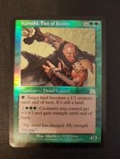 FOIL Kamahl Fist of Krosa, onslaught, rare premodern, Mtg Magic the Gathering picture