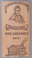 1840 William Henry Harrison Paper Campaign Ribbon Our Countrys Hope 1840-WHH-155 picture