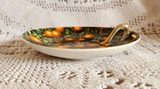 Vintage 6 Inch Oranges Japanese Finger Plate 1921 To 1941 picture