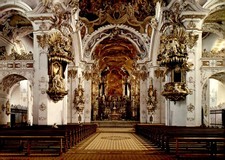 Stiftskirche Einsiedeln, Switzerland Postcard picture