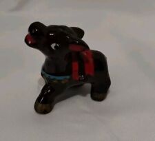 Vintage Small Donkey Figurine Fine Porcelain Redwear Made In Japan picture