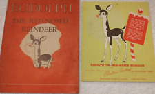Montgomery Ward 1939 Giveaway Comic Book w Glow Ad Rudolph Reindeer Antique picture