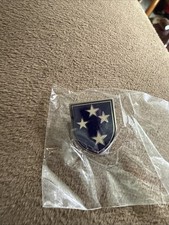 US Army 23rd Infantry Americal Division 4 Star Lapel Pin P14749 NEW picture