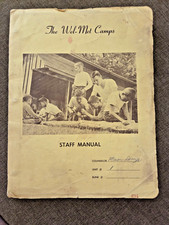 SUPER RARE The Wel-Met Camps Staff Manual Vintage Camp Counselor Binder Ephemera picture