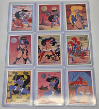 CHOPPER CHICKS of Mars 1997 COMPLETE Promo Card Set 1 - 9 Studio E picture