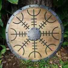 Christmas Armory Replicas Wooden Medieval Viking Bjorn Norman Combat Shield picture