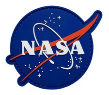 NASA Classic Logo Patch 3.25 inches [3D PVC -Hook Fastener -NP2] picture