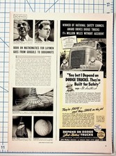 1939-40 Magazine Page: Dodge Trucks, Beech-Nut Gum, Johnnie Walker Ads picture