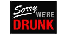 Sorry We're DRUNK Sign PHOTO, Open Bar Liquor Pub Cold Beer Prohibition Decor picture