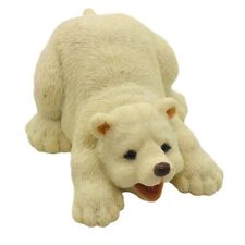 Vtg Y2k Summit Collection Playful Polar Bear Cub Resin Figurine  3 X 2 Inches picture