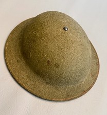 WW-2 US ARMY M1 17 A-1 CONVERTED KELLY/BATAAN HELMET UNISSUED     287 picture