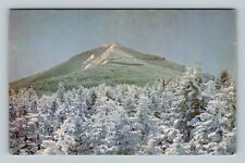 Lake Placid Winter View Whiteface Mountain Adirondacks Vintage New York Postcard picture