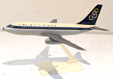 Vintage Olympic Airways Boeing 737-200 Model Aircraft SX-BCA Display Stand 17cm picture