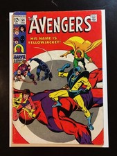 Avengers #59. VG 4.0. Vision. Goliath. 1st App Yellow Jacket. 1968. picture