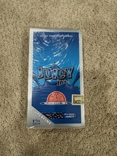 Juicy Jay's Superfine Blue Hill Flavored Rolling Papers 1 1/4 Box of 24  Sealed picture