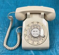 Bell System Western Electric 500 DM Ivory Rotary Dial Desk Phone Vintage READ picture