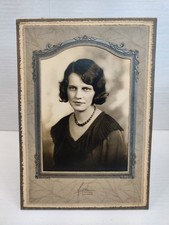 VTG 1920s Lovely Flapper Photo Portrait Nelson Studio Hastings Holdrege Nebraska picture