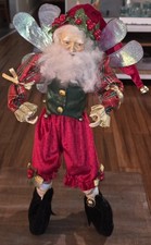 Mark Roberts Doll Figurine Collectible Fairy Santa Medium Wings Elf Bendable picture