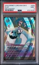 Disney Lorcana | Olaf Happy Passenger ENCHANTED PSA 9 | 209/204 | EN 5 picture