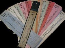 Vintage 1920s 1940s metal gas pump price chart holder + charts Paradise Mfg Co. picture