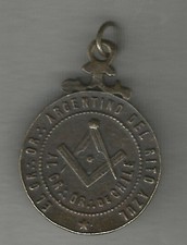 Argentina Chile Masonic Medal El Gran Oriente Argentino Del Rito Azul 1903 1