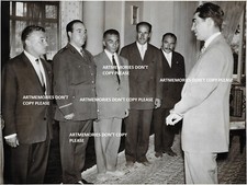 Iran 10 Photos 1956 Reza Pahvlavi Reception Leader Fed. Iranian Shah Palace picture