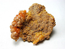 MINERALS : ORANGE BOTRYOIDAL PYROMORPHITE ON ALL SIDES, BUNKER HILL MINE, IDAHO picture