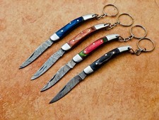 lots of 100 key chains pocket knife key chains carbon steel steel sharp picture