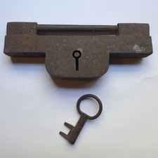 Japanese antique iron locks from the Edo and Meiji Era From Japan picture