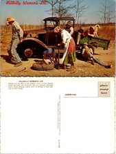 Continental Hillbilly Womens Lib Old Truck Humor Postcard picture