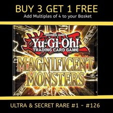 Yu-Gi-Oh - Magnificent Monsters 1st Edition Secret & Ultra Rare Cards - MAMO picture