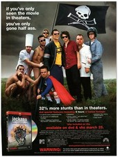 PRINT AD, 2003 Jackass Crew Knoxville Margera Steve-O Ryan Dunn Wee Man 00's Ad picture