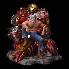 Custom Marvel 1/4 Wolverine Old Man Logan On Hulkbuster Throne X-Men Statue RARE picture