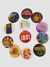 1991 Nostalgia Button Pack – 12 Pins – 35th Birthday Party Favors, 1.25 inch picture
