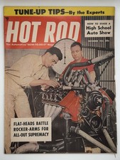 Hot Rod Magazine November 1953 Bonneville Salt Flat Races Flat Heads vs Rockersx picture