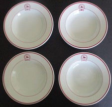 Vintage Souvenir Buffalo China Shallow Bowl Porto Rico Steamship Line picture