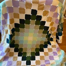 Vintage Queen/Full Hand Made Amish Quilt  68x94 From Ohio’s Amish Country *READ* picture